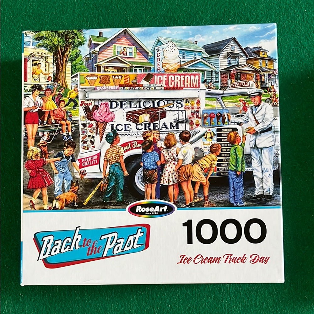 Back to the Past Puzzle - Ice Cream Truck Day - 1000 Pieces